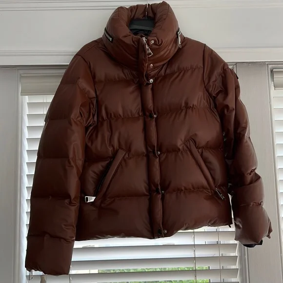 SAM. Jackets Coats Sam Isabel Faux Leather Puffer Size Xl